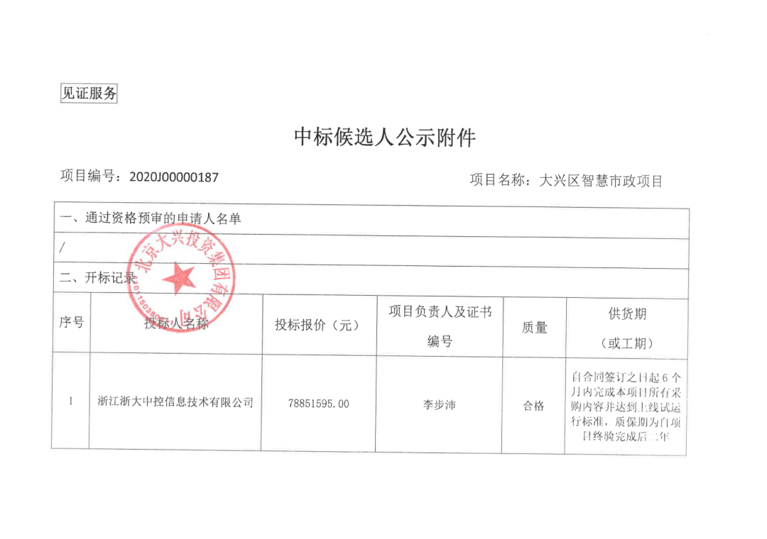 阿里云 7879.7 万元中标大兴区智慧市政项目